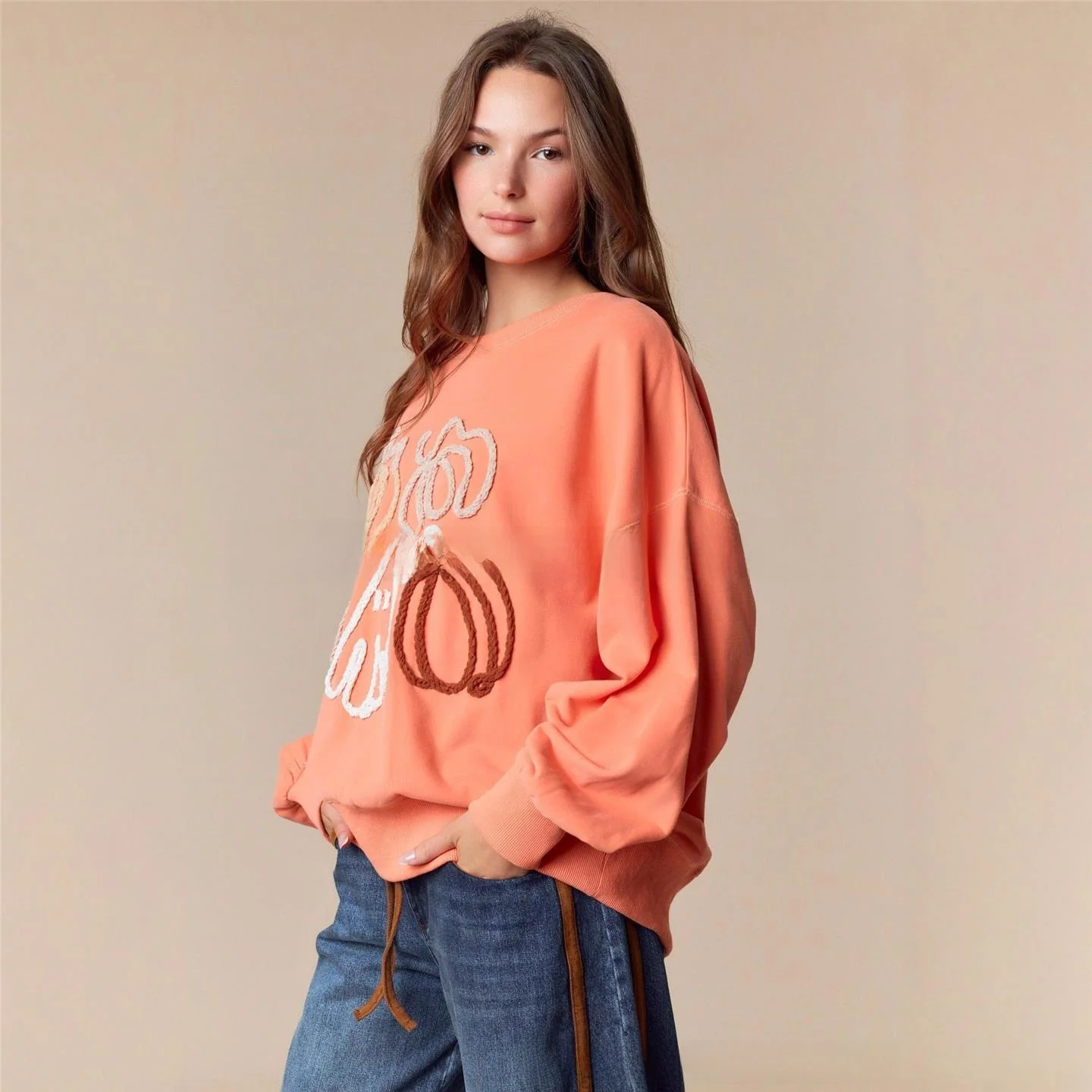 الخريف الشتاء المرأة طويلة Sve سبليت الجنس الدكتور شاطئ Vaion لوين التطريز عادية مريحة تناسب البلوز العلوي #3