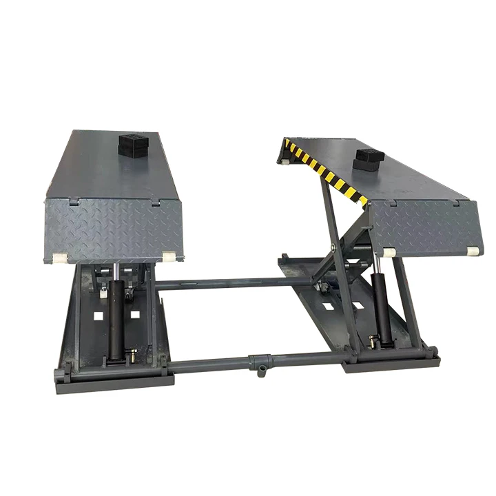 1.2m Mid Rise Small Automotive Mobile Scissor Lift Movable Scissor Car Lift Hoist