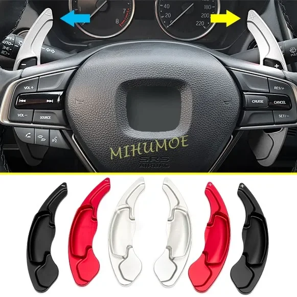 

Для Honda Fit Jazz City 2021-2023 рулевое колесо из алюминиевого сплава, переключение передач, удлиненные аксессуары для интерьера автомобиля