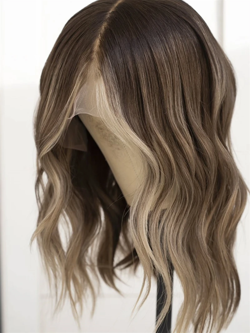 berretto-di-grandi-dimensioni-di-piccole-dimensioni-14-pollici-parrucca-bionda-marrone-ombre-parrucche-anteriori-in-pizzo-sintetico-hd-parrucca-balayage-con-riflessi-onda-corta-bob