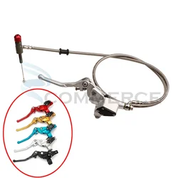 Hydraulic Clutch Motorcycle Universal Aluminium 900mm/1200mm Steel Brake Cable Master Cylinder For 125-250cc Dirt Bike Motocross