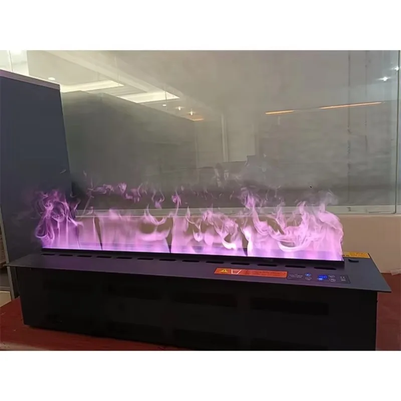

Customised 3D Electric Steam & Water Vapor Fireplace 3ft 4ft 5ft 6ft Insert Options 64 Color Indoor Steel Usage