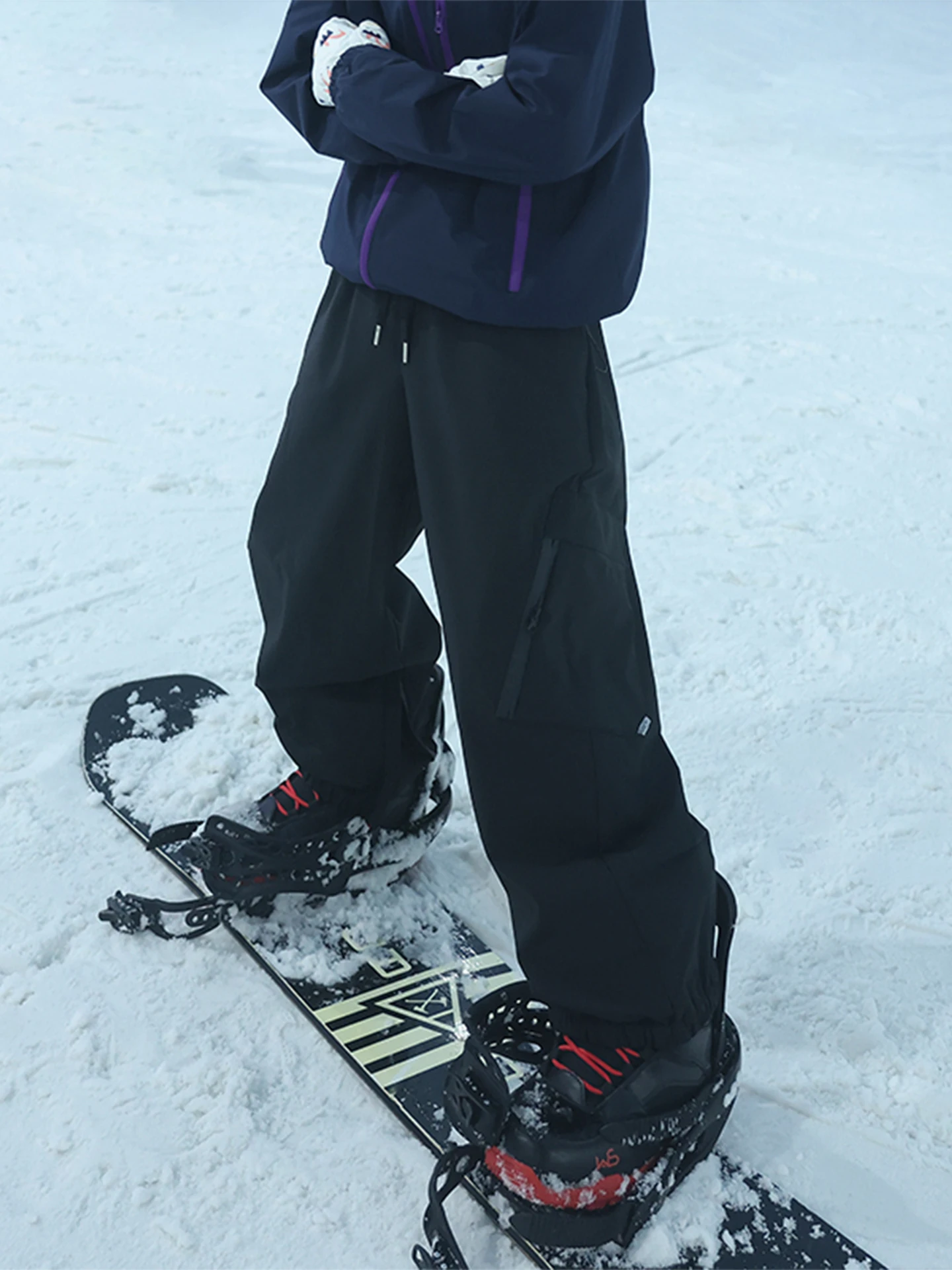 

Men's Tee-Proof Snowboarding Pants Winter Outdoor Mountain Waterproof Cold Resistant Hiking Workwear Trousers Polyester Fib...