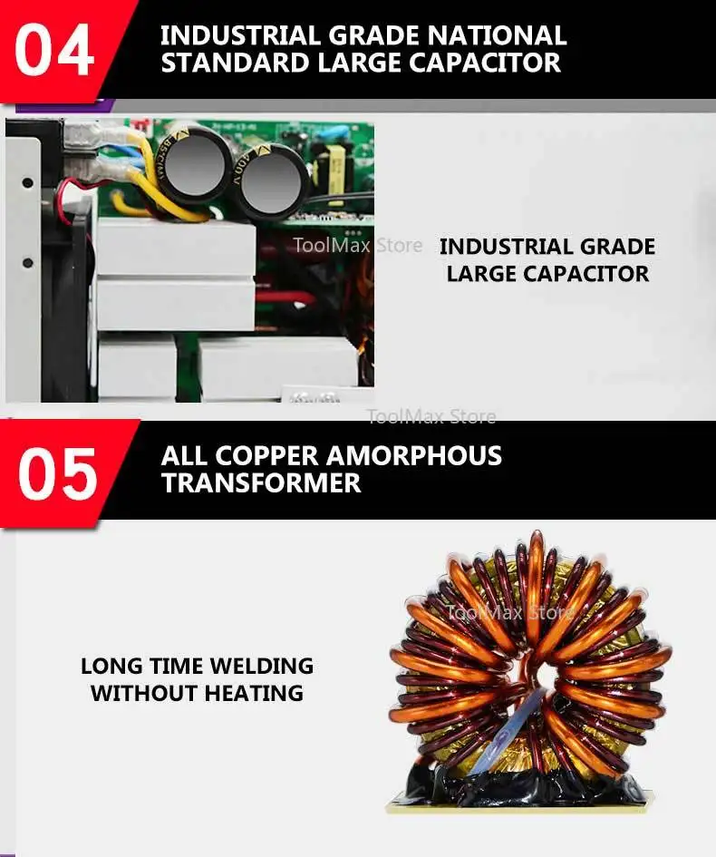 ماكينة لحام كهربائي 220 فولت ماكينة لحام قوس صغيرة أوتوماتيكية بالكامل ماكينة لحام IGBT MMA جديدة 2025 #6