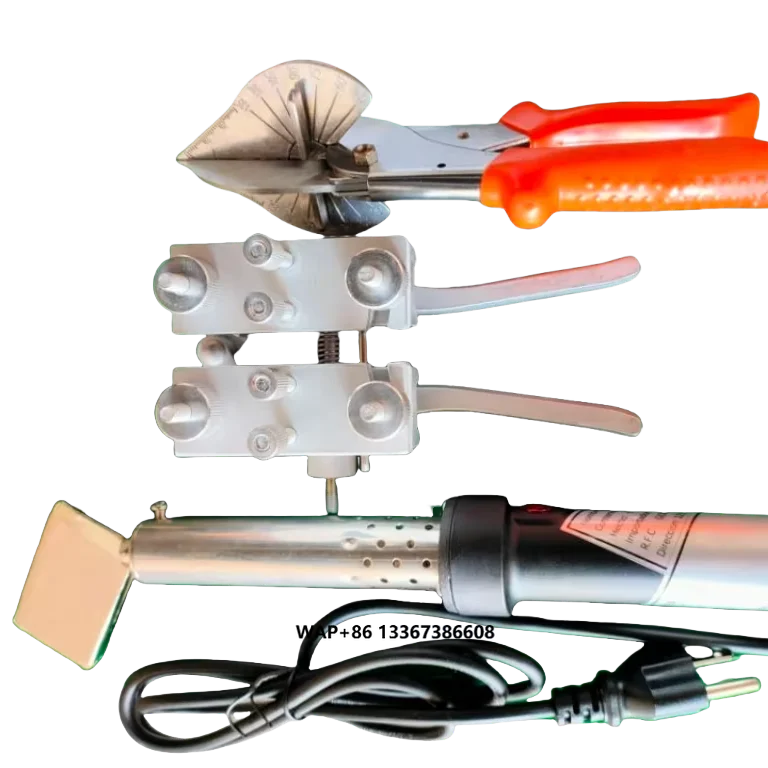 220V Electric PU Belt Welding Machine Set Polyurethane Belt Soldering Iron Pliers Scissors Rubber Processing Machinery