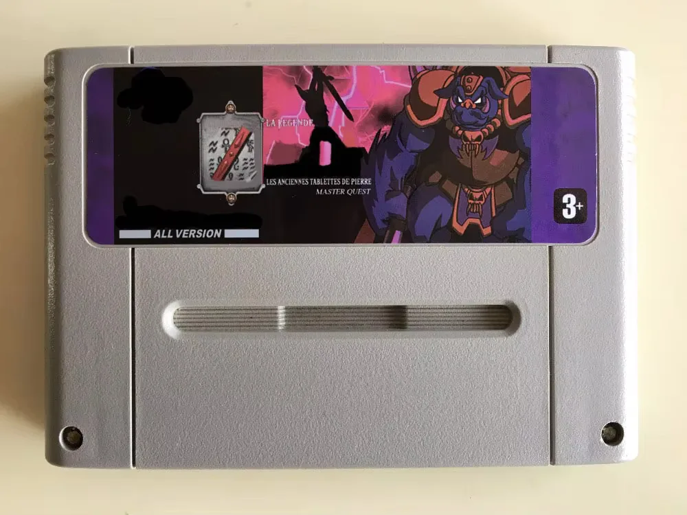 

16-битные игры ** ПЛАНШЕТ ANCIENT STONE 1,2,3,4 В 1 (версия PAL на французском языке!!)