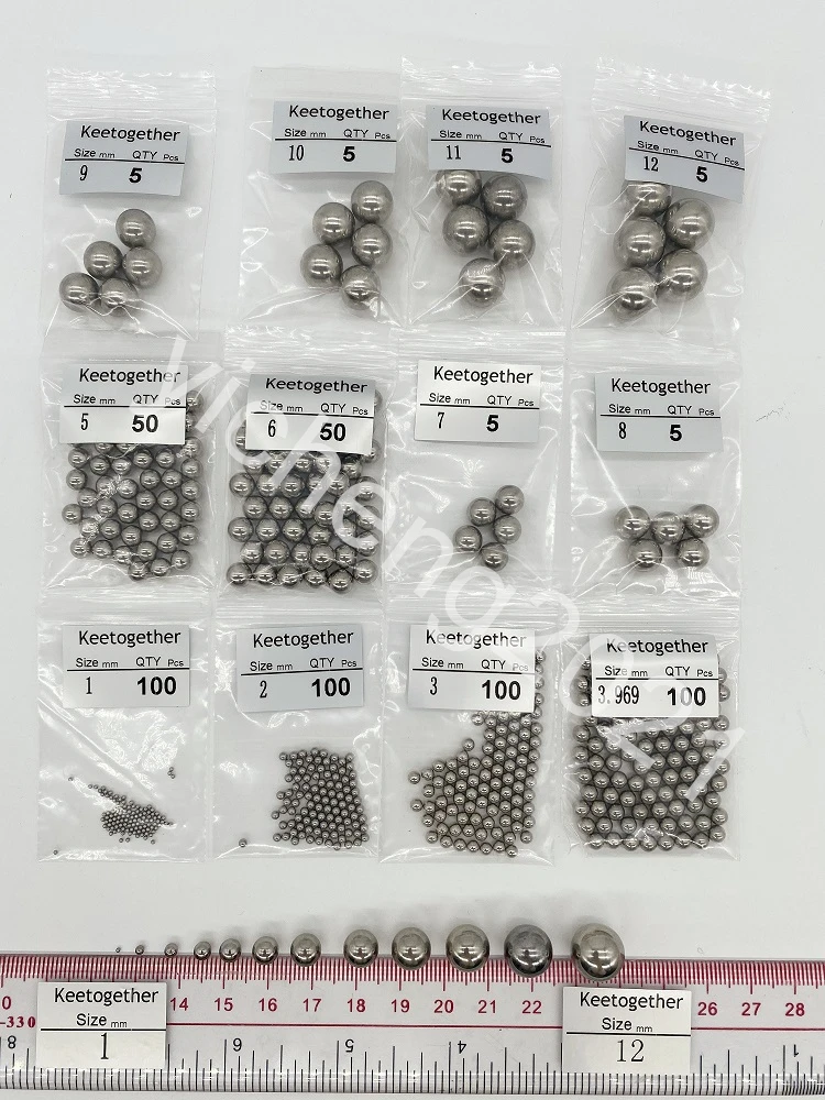 Weiyi Dia Lagerkugeln Neue Hochwertige SUS304 Edelstahlkugeln Durchmesser 1mm-12mm Präzisionslagerkugeln G100 HRC für Lager – Detail 4