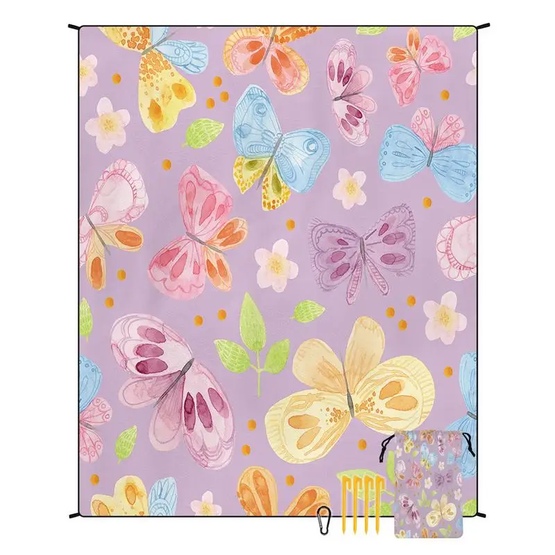 

Beach Blanket Waterproof Sandproof Quick Drying Sandproof Portable Extra Large Camping Blanket Outdoor Picnic Lightweight Family