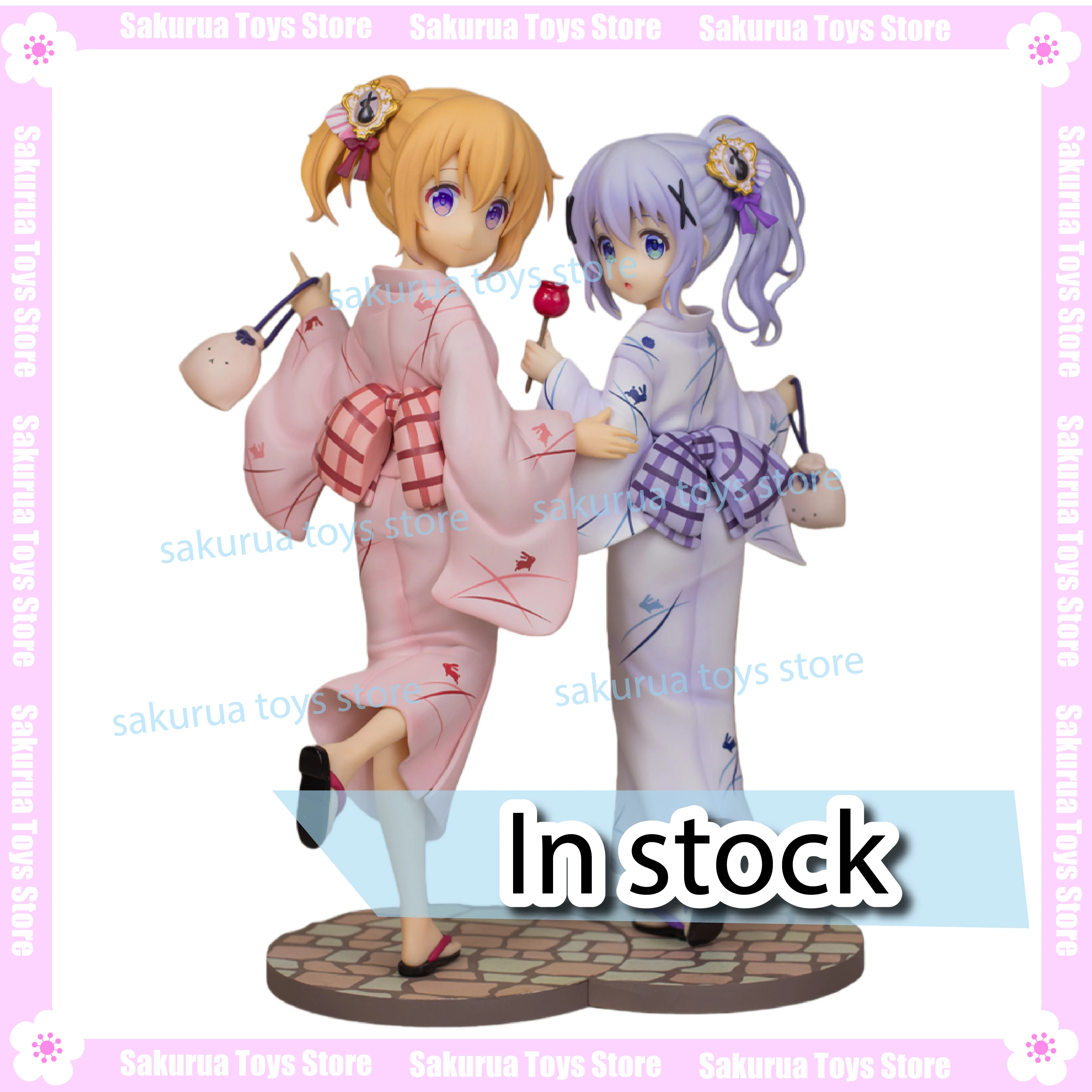 

In Stock Do You Want Some Rabbits Tomohiro Kafaze, Hoto Hobby, Summer Festival Ver, Figures, Action Figures, Collection Gifts