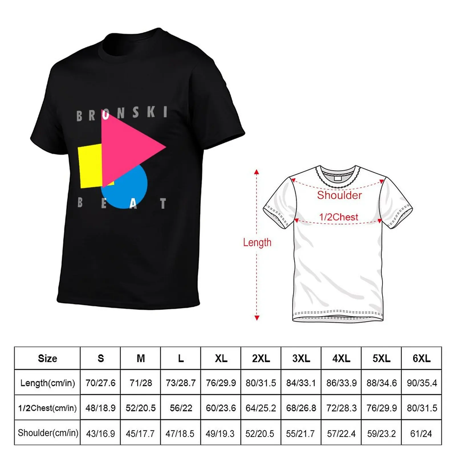 BRONSKI BEAT Tri-blend T-Shirt graphic t shirts street wear men t shirt