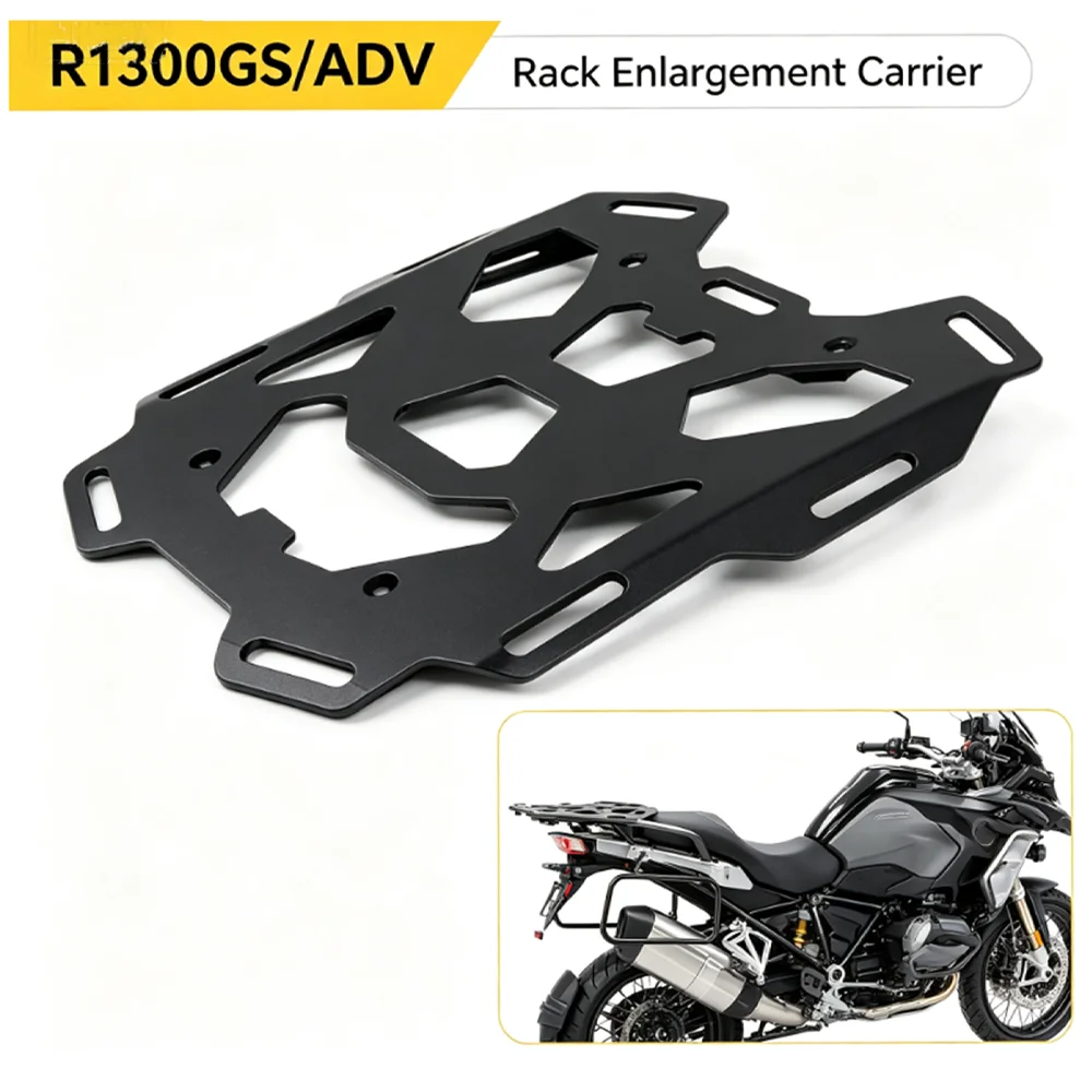 For BMW R1300GS R 1300 GS ADV R1300GS ADVENTURE R 1300GSA R 1300 GSA Rack Enlargement Carrier Luggage Plate Rear Luggage
