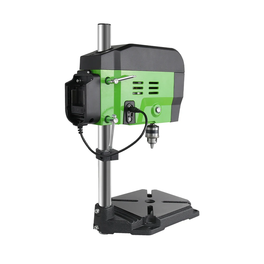 Imagem -04 - Allsome-ferro Fundido Benchtop Drill Press Máquina de Perfuração Compatível para Makita 18v Bateria e 220v ac Adaptador Velocidades