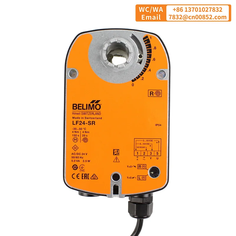 

BELIMO LF24-SR Поворотный привод отказоустойчивый для системы 4 Нм AC24V DC24V Вентиляционный привод в наличии оригинальный CE IP54