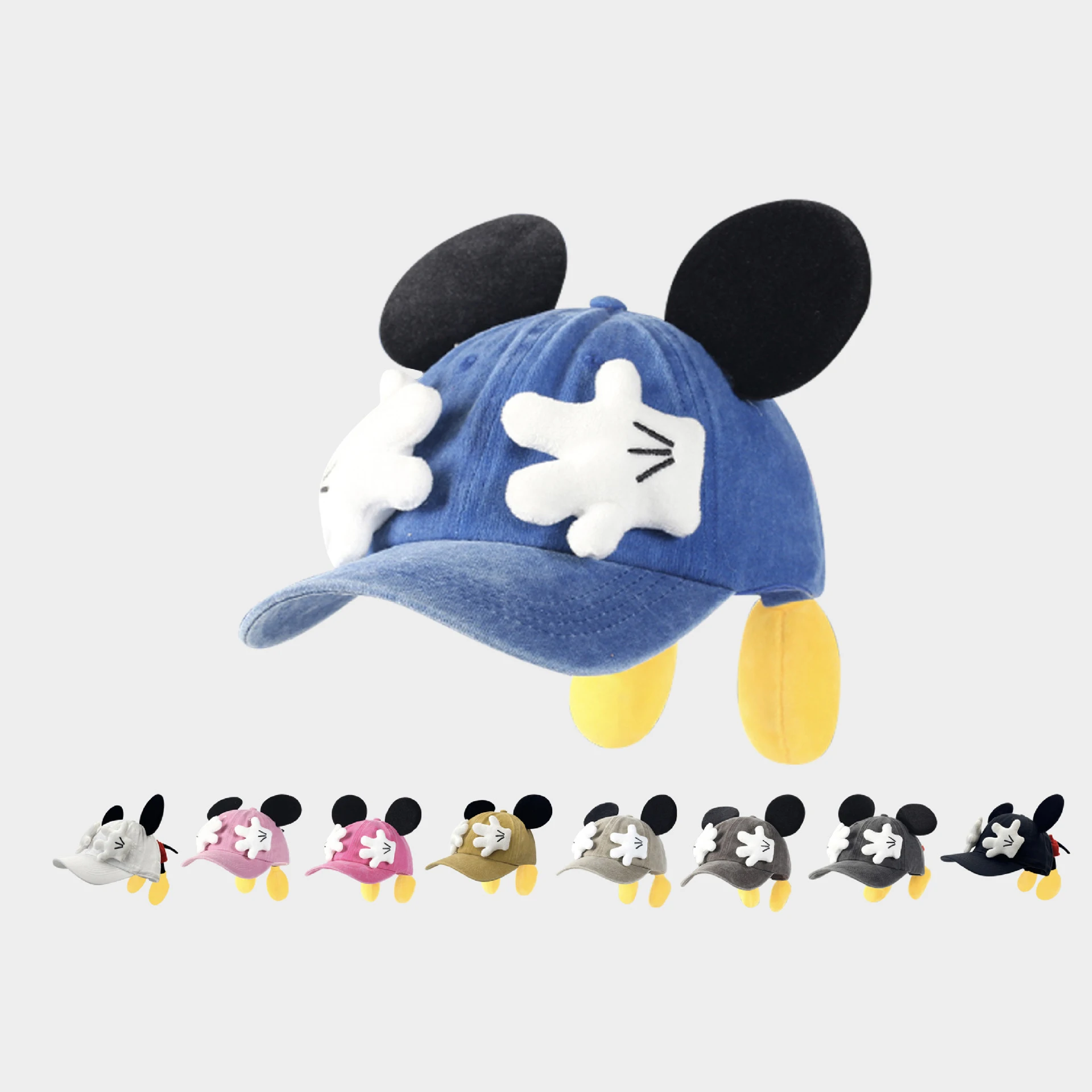 Cute Cartoon Mouse Ears Baseball Cap For Girls Student Outdoor Funny Sunscreen Sun Hat  Y2k Fashion Trend Duckbill Caps