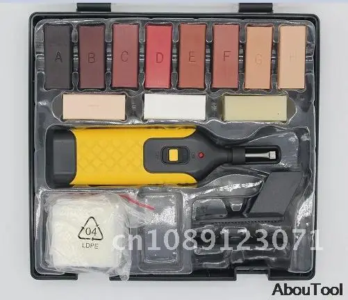 

Floor Repair Kit 16PCS Laminate Floor Repair Tools 11 Color Wax Blocks for Repair Damaged Laminated Flooring Kitchen Worktop Set