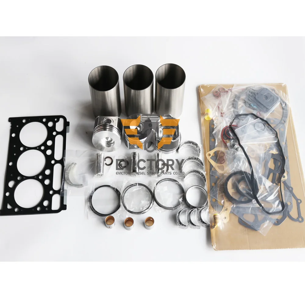 

for KUBOTA D1803 crankshaft Engine Rebuild kit Piston Ring Cylinder Liner Gasket Bearing Valve