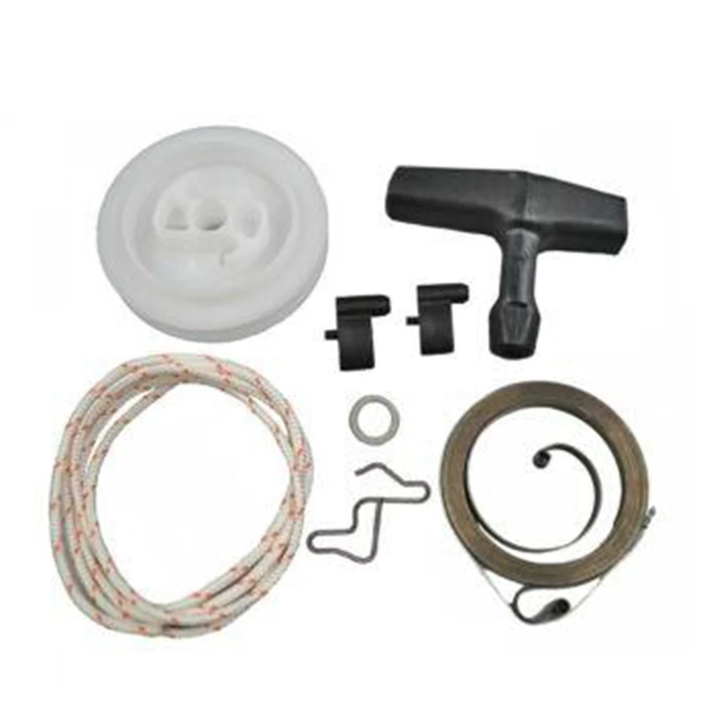 Imagem -03 - Recoil Rewind Spring Starter Pulley Handle Rope Pawl Kit de Reconstrução para Motosserra Stihl 034 036 044 Ms340 Ms360 Ms361