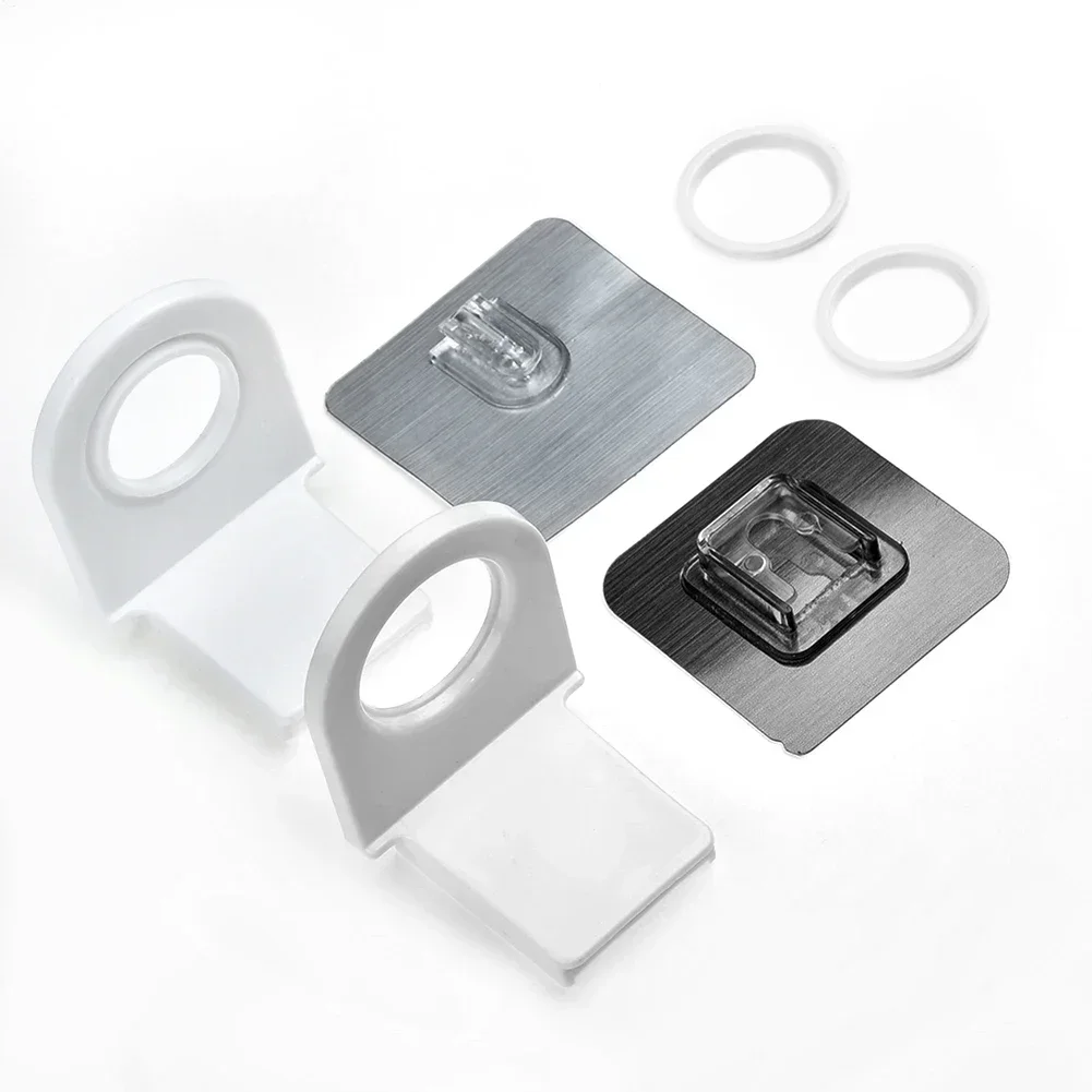 Hanger Bottle Holder Adhesive Sticker for Ceramic Tile Metal Panel 5Pcs Bathroom