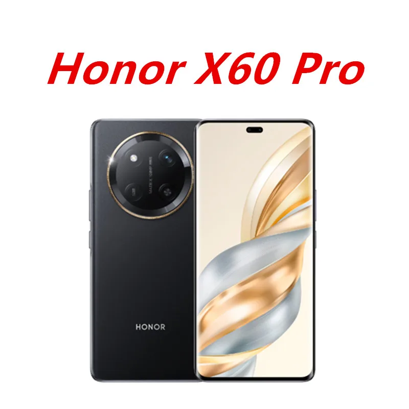 هاتف محمول Honor x60 Pro 5G 6.78 120 هرتز Snapdragon 6+ Gen 1 ثماني النواة 6600 مللي أمبير في الساعة بطارية كبيرة 66 وات 108 ميجابكسل كاميرا خلفية أندرويد 14 OTA