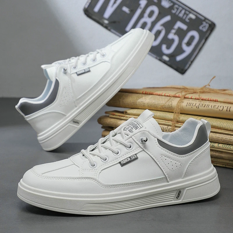 

Men's Sneakers, New Spring 2025 Men's Breathable White Sneakers, Sports and Casual Sneakers