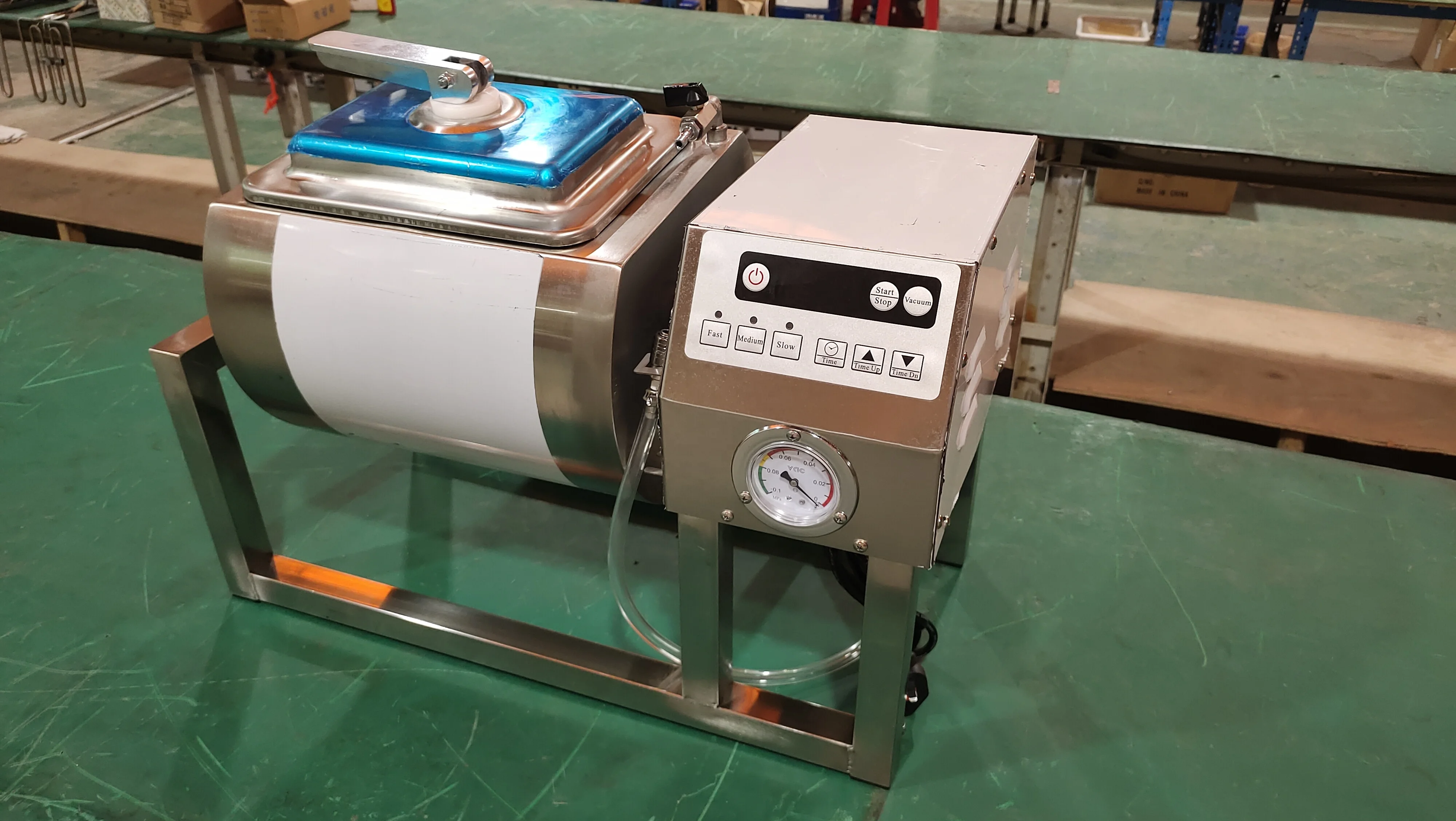 High Quality Computerised Pickling Meat Marinating and Tenderizing 360 Rotary Marinade Machine Vacuum Marinade Machine