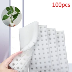 100 pz piantina spugna Soilless verdure idroponiche vasi da vivaio colture di semi di fiori sistema di coltivazione senza terra vassoi per semi