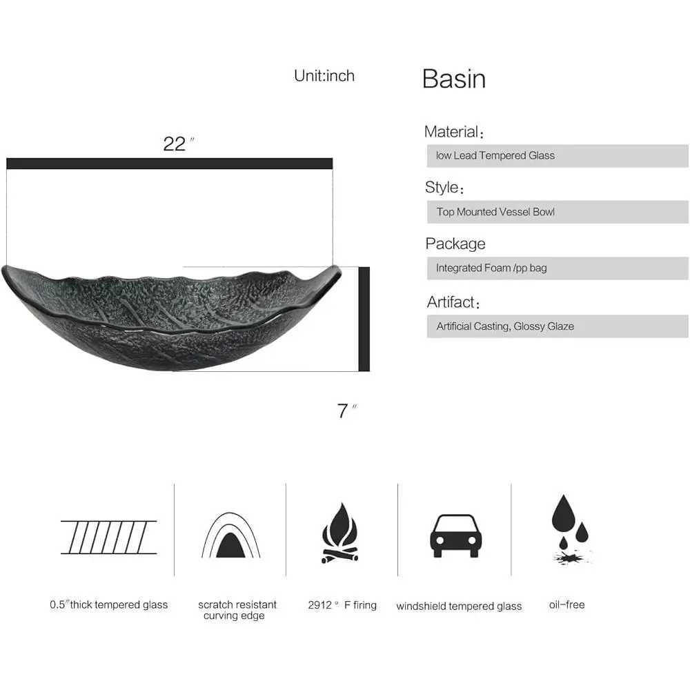 Vaidade de banheiro moderna de 30 polegadas com design de ondulação de água Armário resistente com tampo de pia de vidro de folha prateada