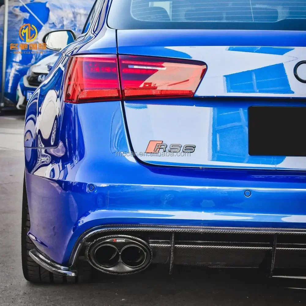 C7 RS6 rear diffuser rear bumper diffuser OEM style