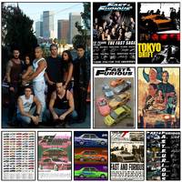 Classic Movie Ride Or Die F-Fast & F-Furious Poster Art With Prints Home Bedroom Living Room Decoration Gift