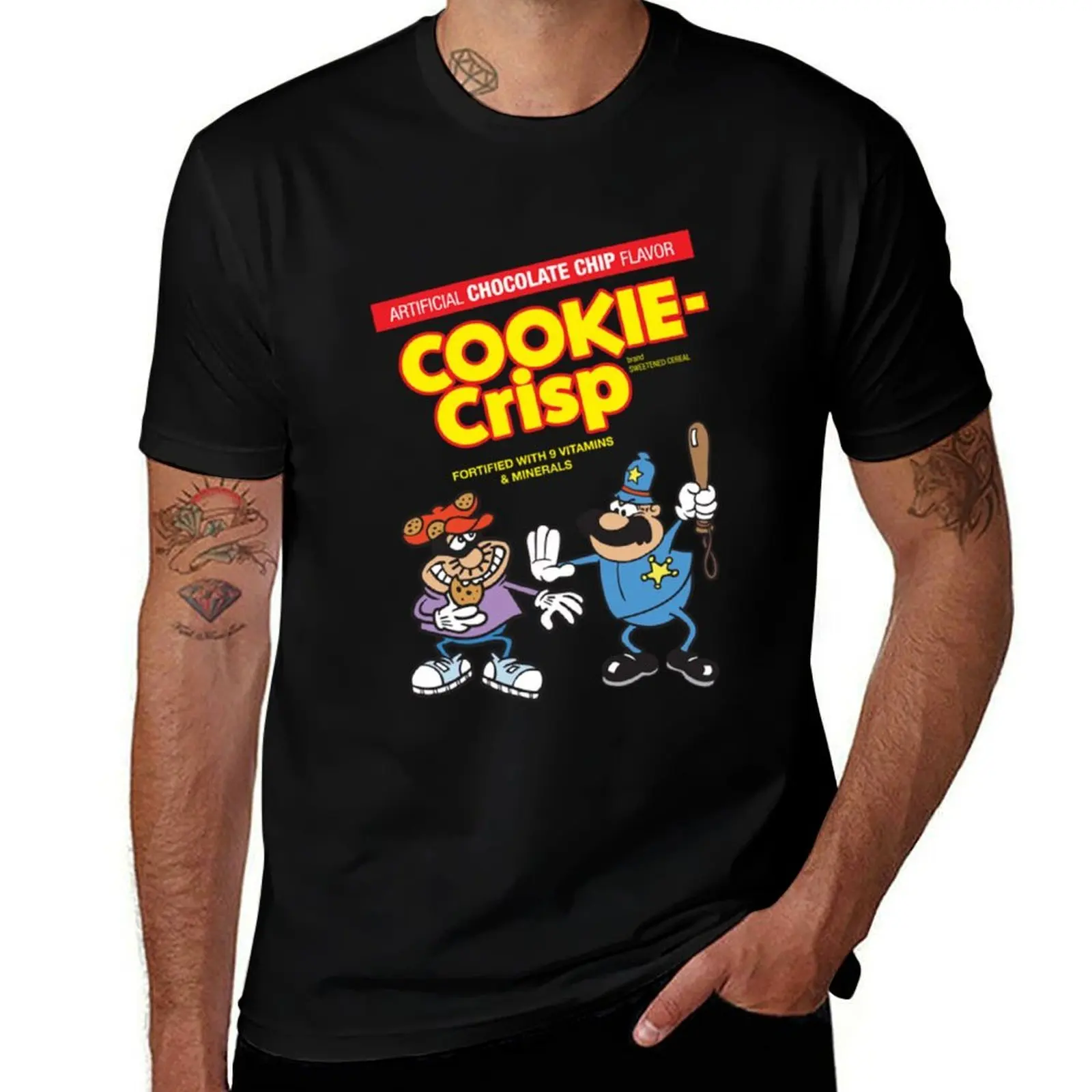 Cookie Crisp T-Shirt Classic Graphic Short Sleeve Top