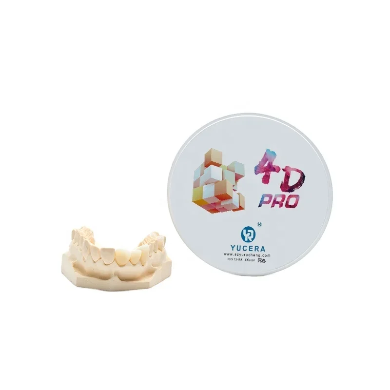 Yucera Disco  de zirconia  4D Bloque de zirconia  multicapa Alta Translucidez  De Alta Calidad