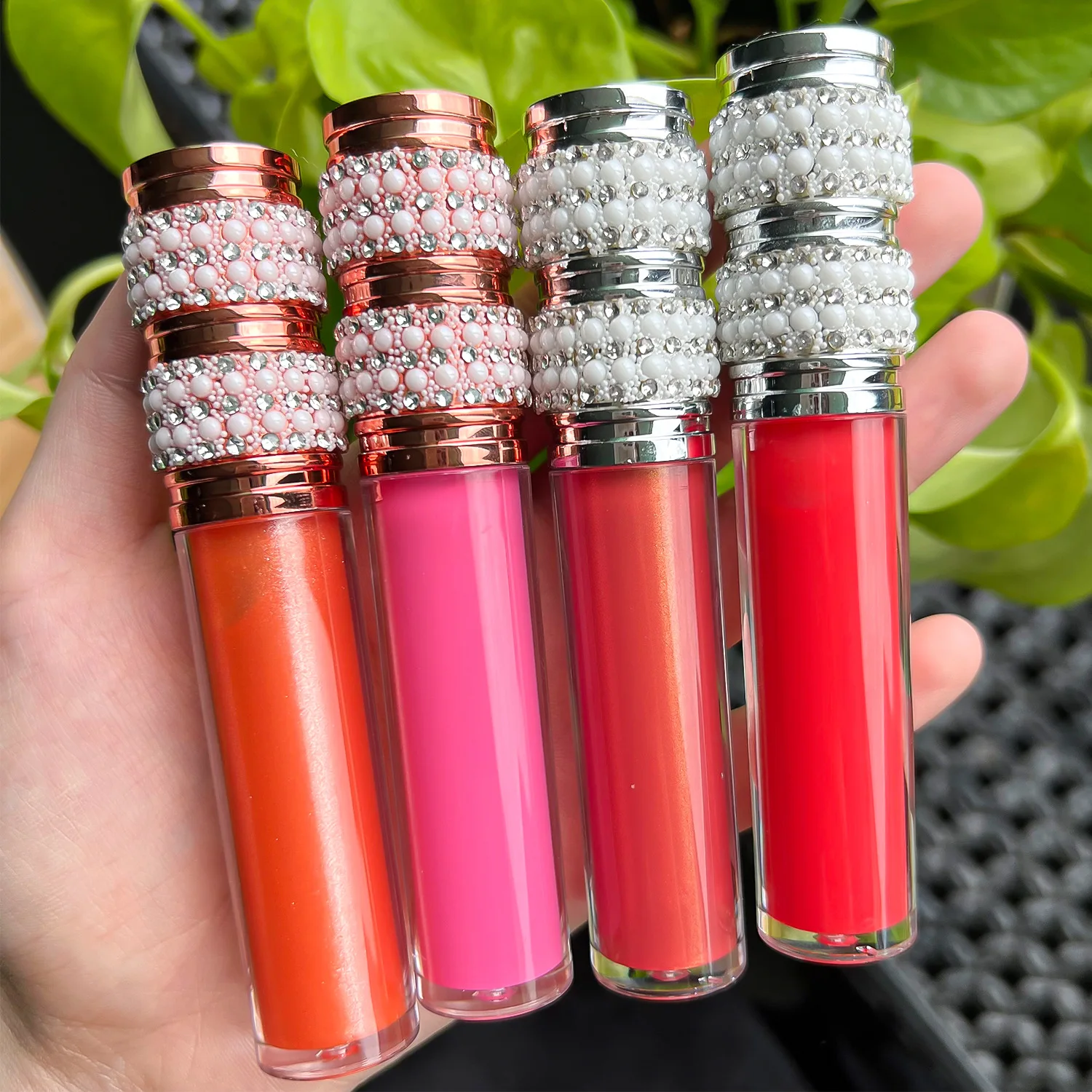 

Shiny Diamond Lipsticks Private Label Waterproof Matte Liquid Lipstick Lip Gloss Custom Logo Makeup Cosmetics Cruelty Free