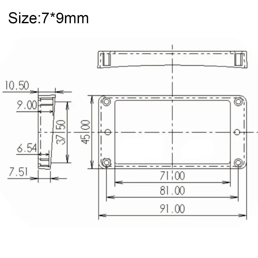 1Pcs For LP Guitars Accessories Guitar Pickup Mounting Rings for Humbucker Pickups Cover Frame Set Replacement Accessories