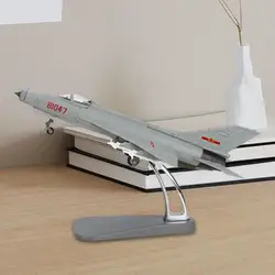 1/72 Scale J7 Fighter Diecast Alloy Model Simulation Souvenir Airplane with Base Collection Aircraft for TV Cabinet Bedroom