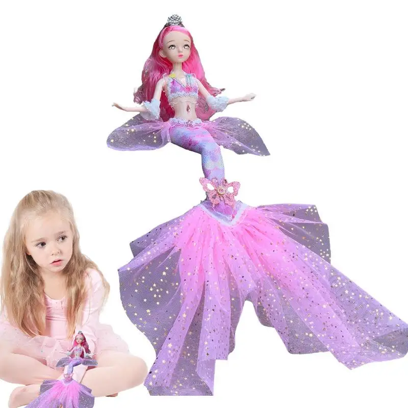 Mermaid Doll Princess Classic Little Mermaid Fashion Doll Little Mermaid Doll Movable And Exquisite For Birthday And Children's