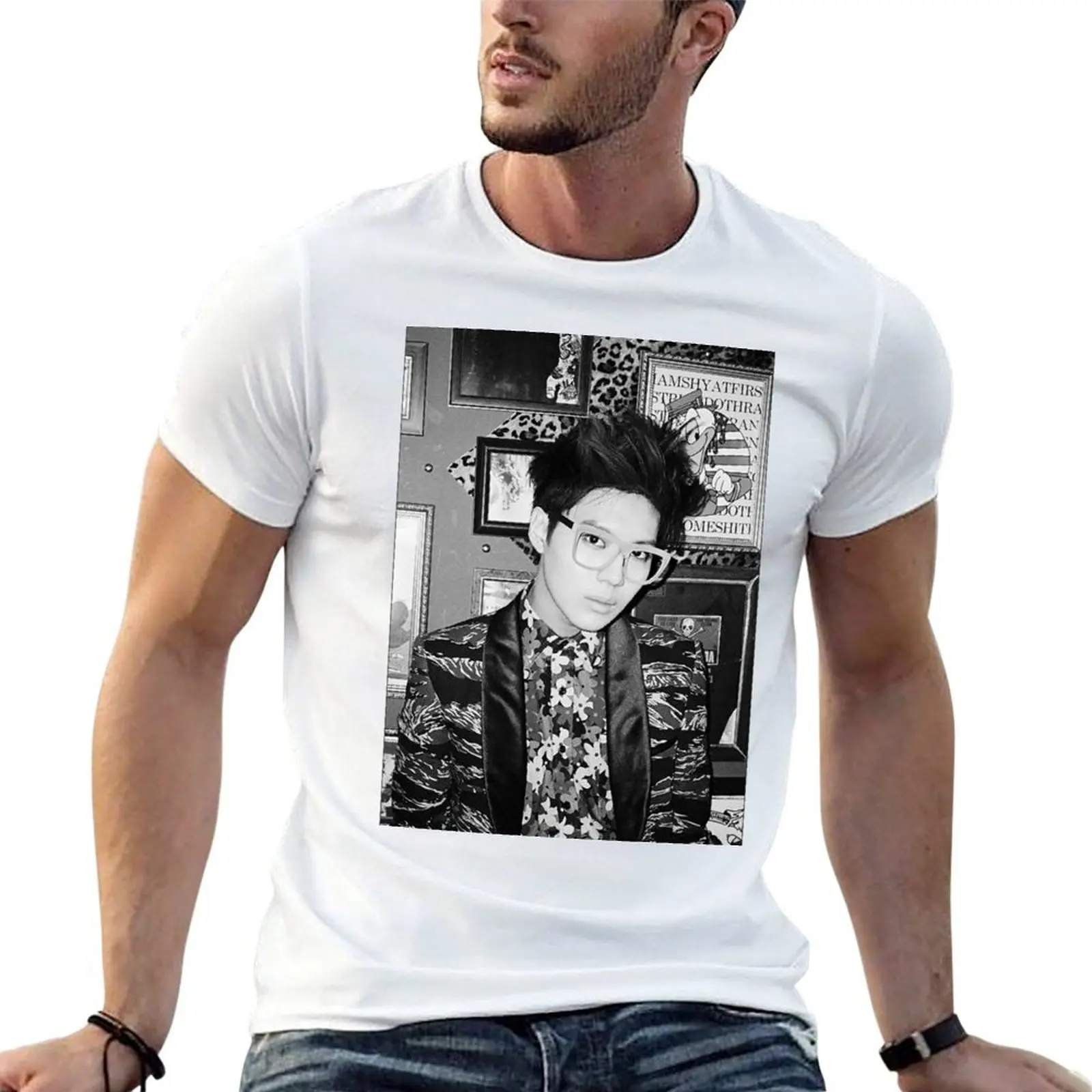 SHINee WHY SO SERIOUS TAEMIN T-Shirt t shirts for man graphic tees funny t shirts cotton man t shirts for men casual T-shirt