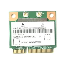 RTL8821AE 802.11AC 433Mbps WiFi Bluetooth 4.0 Combo Wlan Adapter half Mini PCI-e bluetooth Wireless wifi card