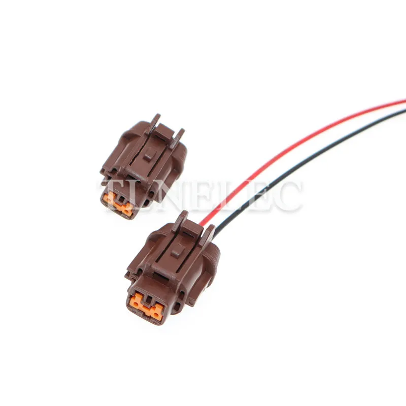 2 Pin Way Waterproof Car Electric Connector With Wires TS Sealed Series Plug Lamp Light Socket