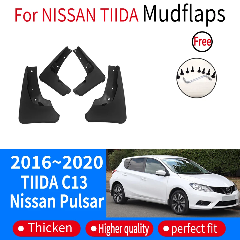 

Auto Parts For Nissan Pulsar 2016~2020 2019 C13 Tiida Fender Lining Car Front Rear Wheel Splash Guard Accessories Mudguard Skin