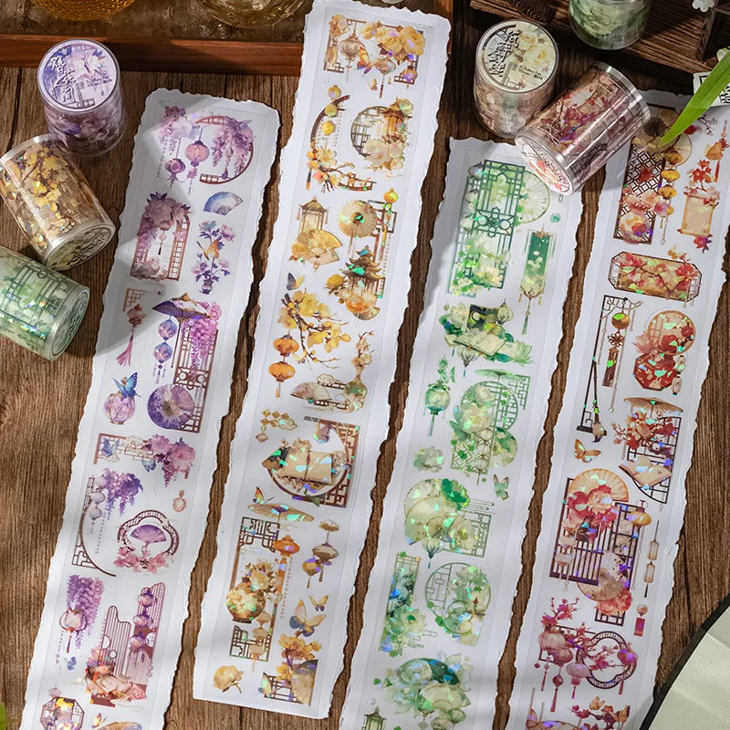 10pcs/1lot Decorative Adhesive tapes go to the world together masking tapes Junk Journal Scrapbooking stikcers DIY Paper