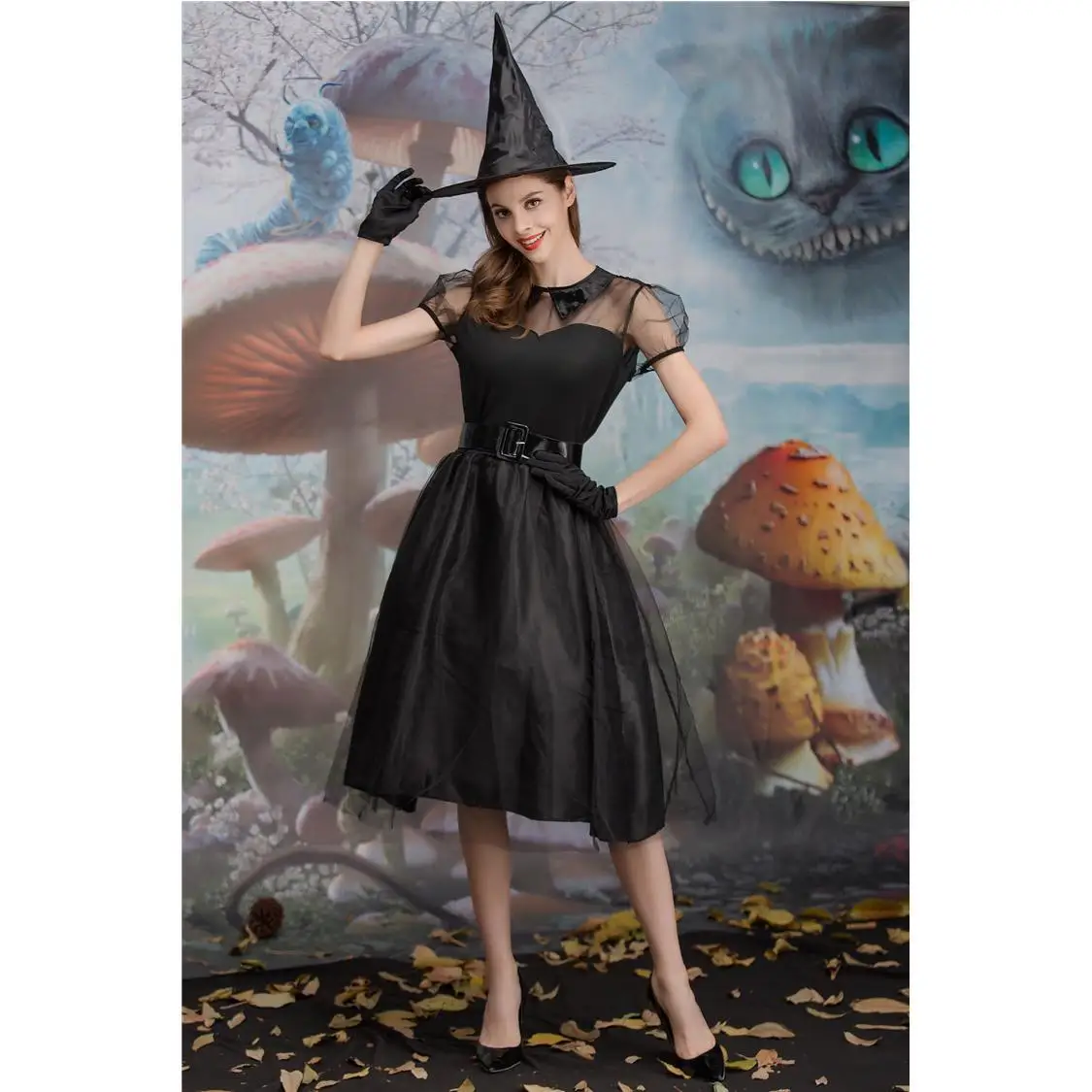 

Костюм ведьмы Bla Sexy Me, женский костюм для косплея на Хэллоуин, костюм волшебной леди