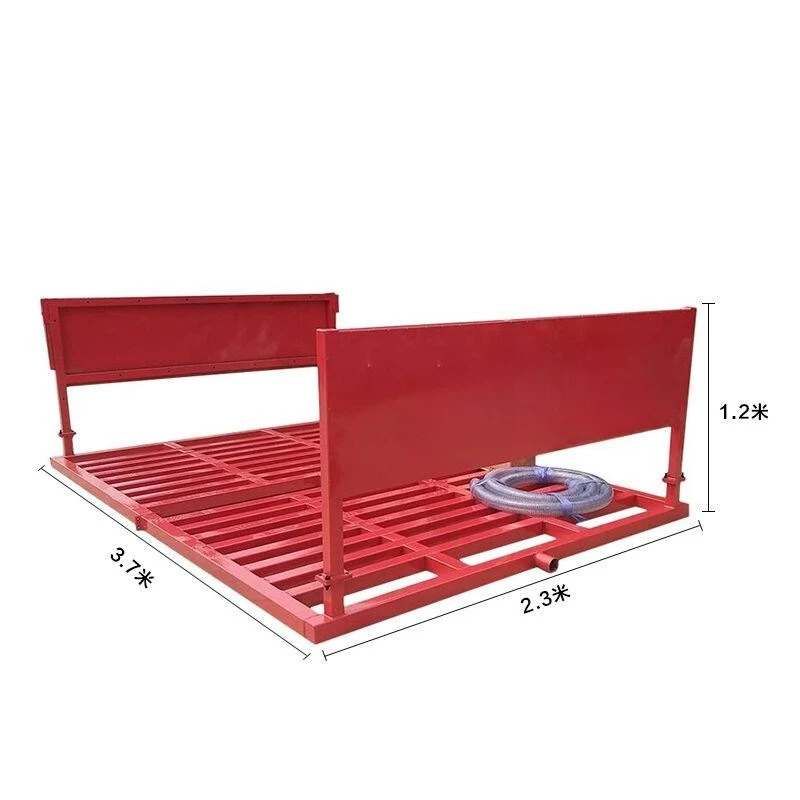 Construction site washing turbine project Large car tank Car washing table Automatic induction vehicle  platform