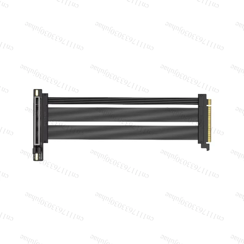 PCIe 5.0 X16 Riser Cable 350mm Graphics Card Extension Cable 90 Degree Vertical GPU Adapter