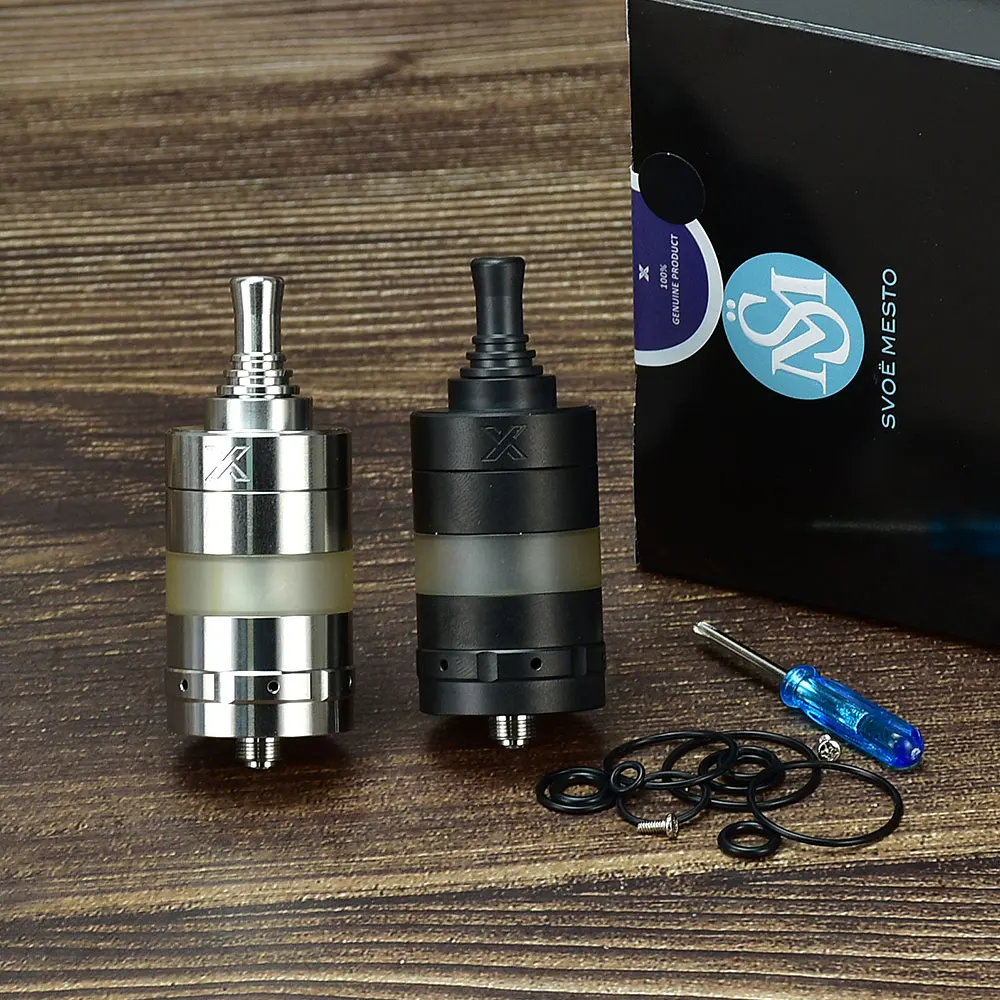 Imagem -04 - Kayfun-rebuildable Single Coil Tank kf x Mtl Rta Vape Atomizador 316ss 4ml 24 Milímetros Tanque vs Yftk Taifun Gtr