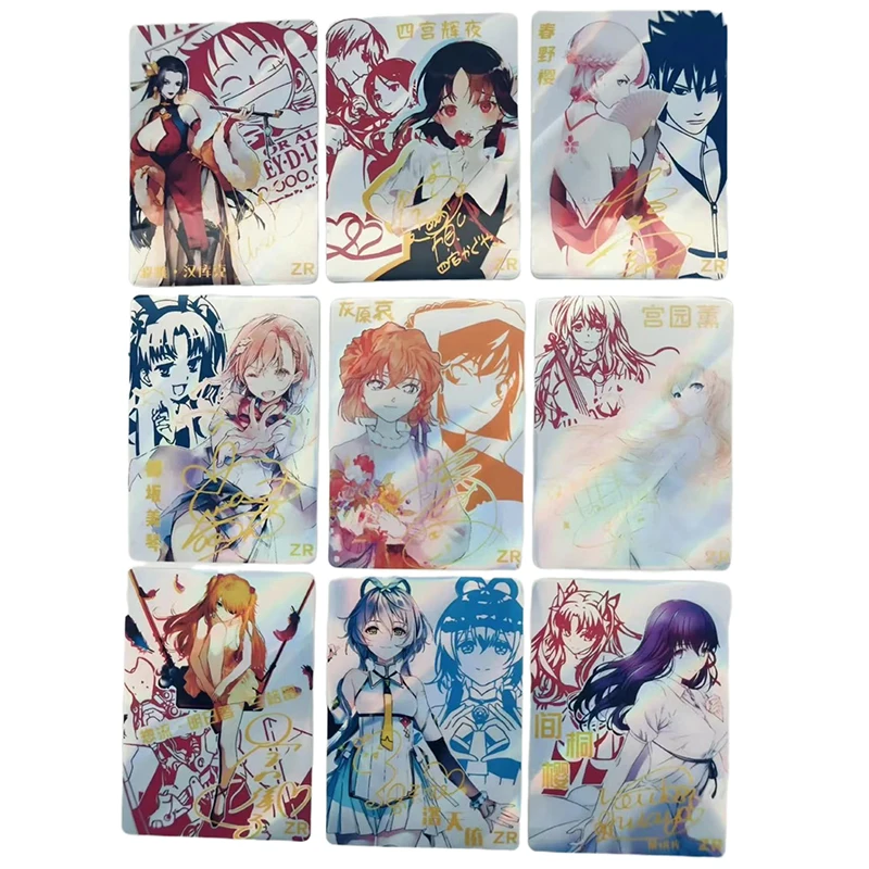 Homemade Goddess Story Anime Rare Card Albedo Hancock Mikasa Ackerman Cartoon Characters Collection Cards Toys Christmas Gift