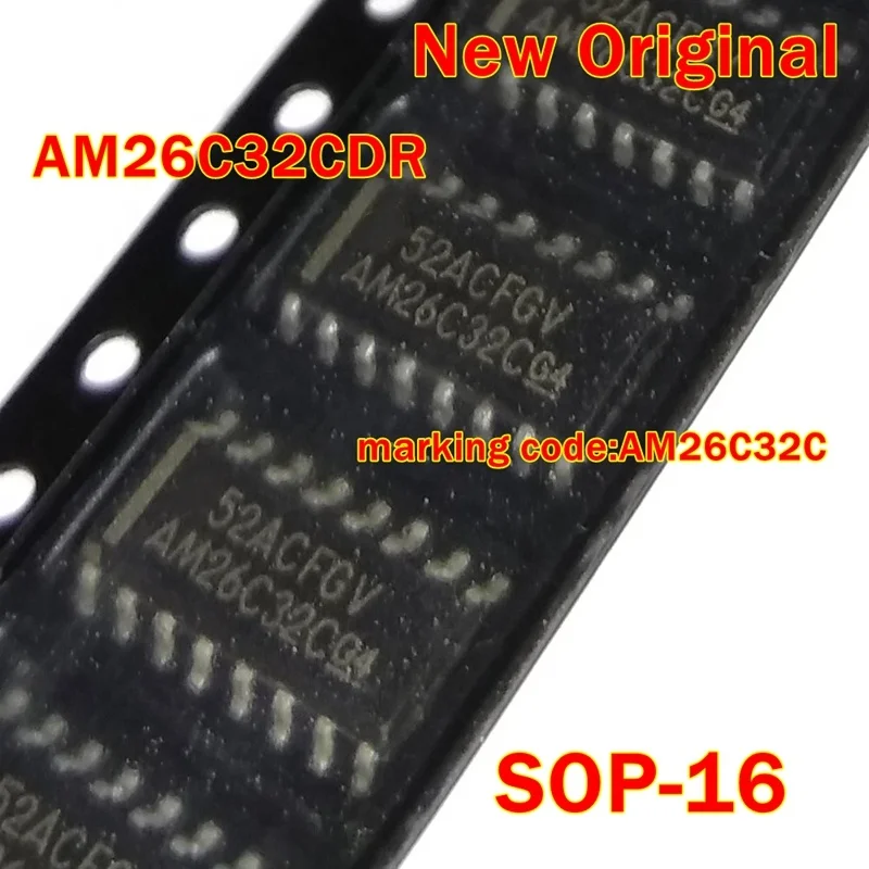 

1Pcs to 100Pcs Am26C32Cdr Sop-16 New Original Marking Code:Am26C32C Quadruple Differential Line Receivers