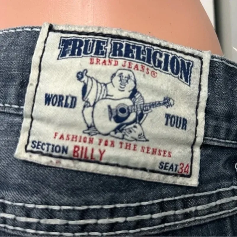 80's Effen Kleur Gewassen Baggy Jeans Mannen Amerikaanse Nieuwe Mode Street Harajuku Vintage Populaire Gotische Hoge Taille Wijde Pijpen Broek