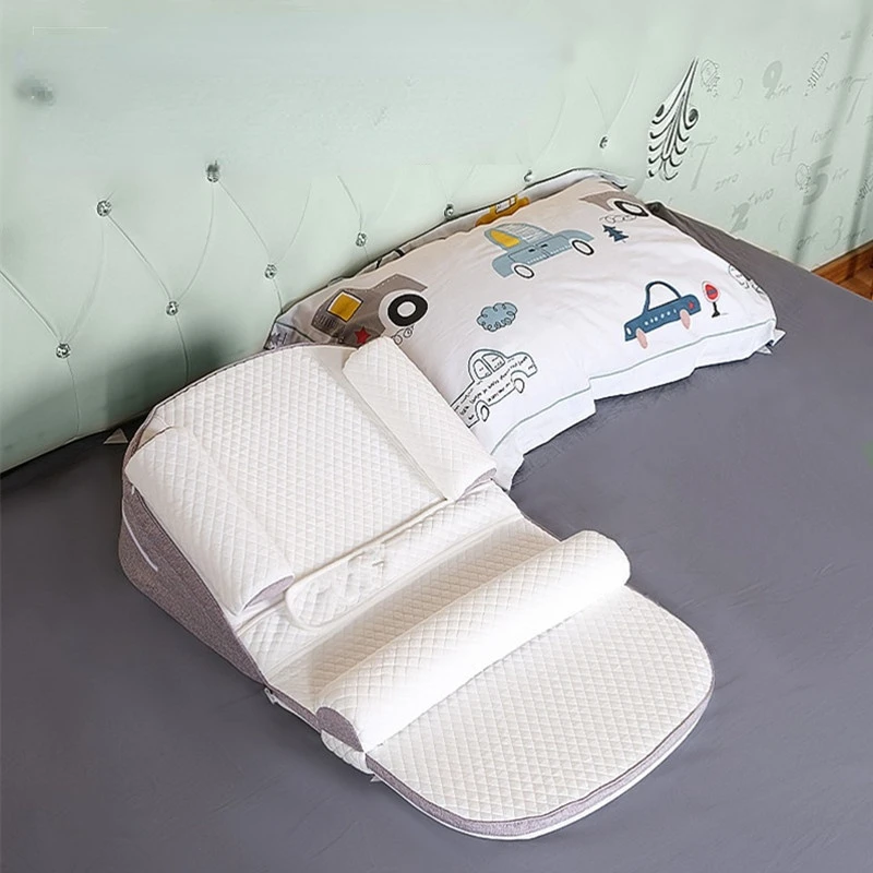 Newborn Baby Anti-spitting Milk Ramp Pad Pillow For Feeding Spine Anti-spill Baby Nursing Pillow Baby Head Protection Pillow