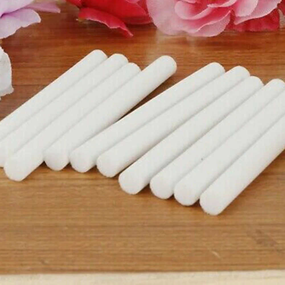 50PCS Humidifier ผ้าฝ้ายกรองเติมรถ Diffuser เปลี่ยนฟองน้ํา Wicks สําหรับ USB Humidifier Aroma Diffuser Mist Maker