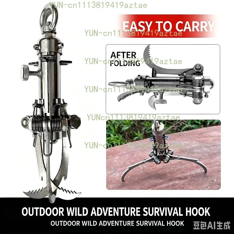 Rescue Mechanical Gravity Claw Hand‑Made Power Grabbing Claw For High Altitude Pick‑Up Operation